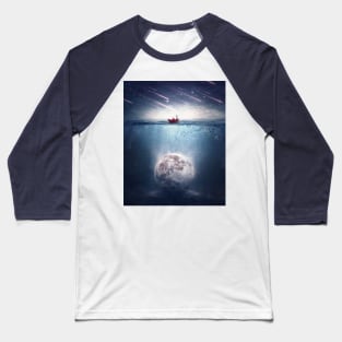 Searching For The Moon Baseball T-Shirt